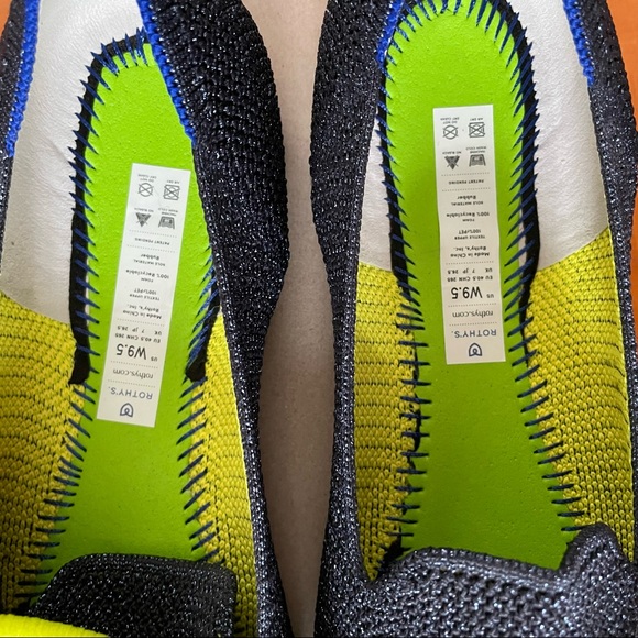 Rothy's Metallic Lattice Stitch Loafers - Picture 3 of 9